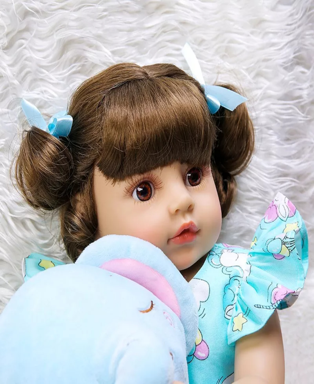 Muñeca Reborn Reborn De Silicona Realista Regalos De Elefant