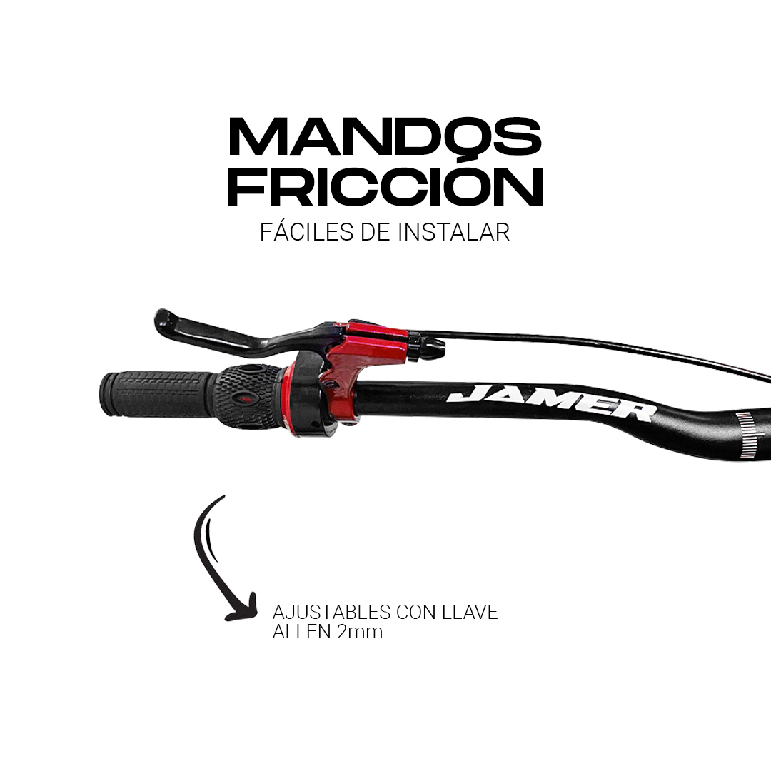 Mandos Bicicleta Doble De Fricción Cambios 7 Velocidades