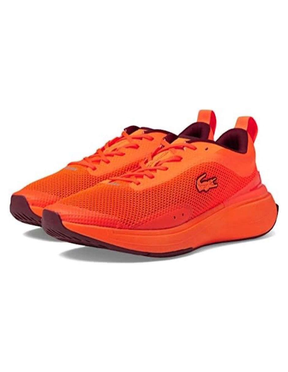 TENIS LACOSTE RUN SPIN EVO TEXTILE NARANJA