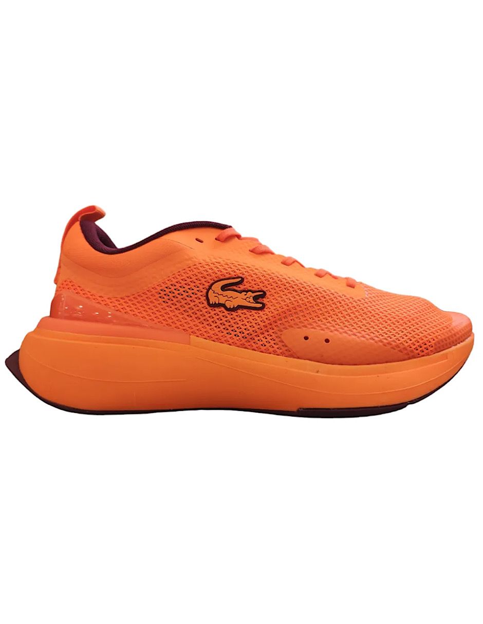 TENIS LACOSTE RUN SPIN EVO TEXTILE NARANJA