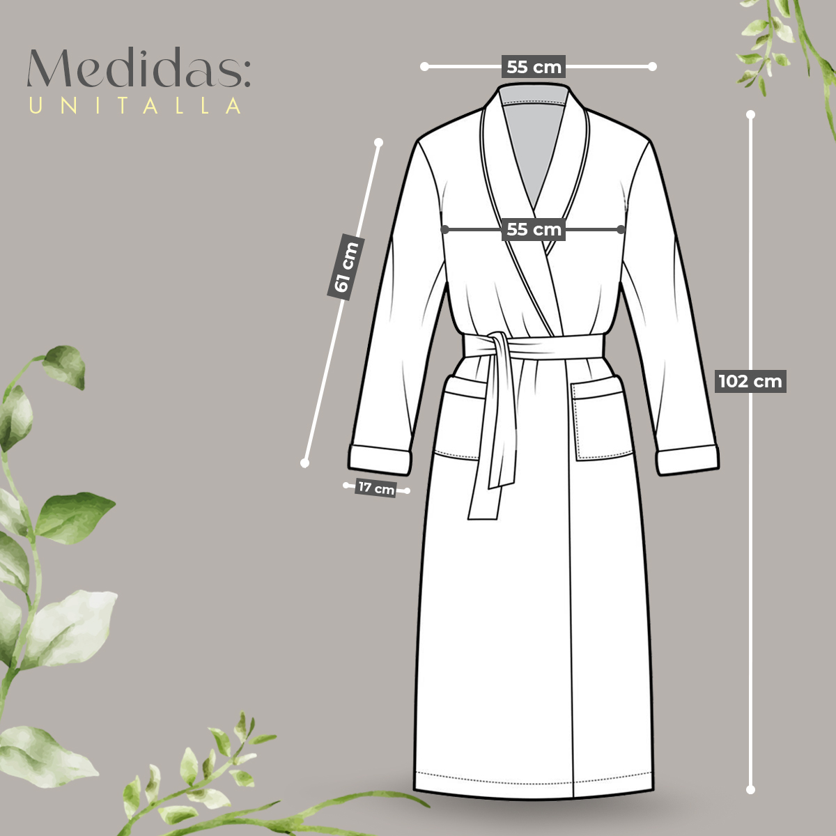 Pijama Bata De Descanso Felpa Super Suave Para Mujer Hombre