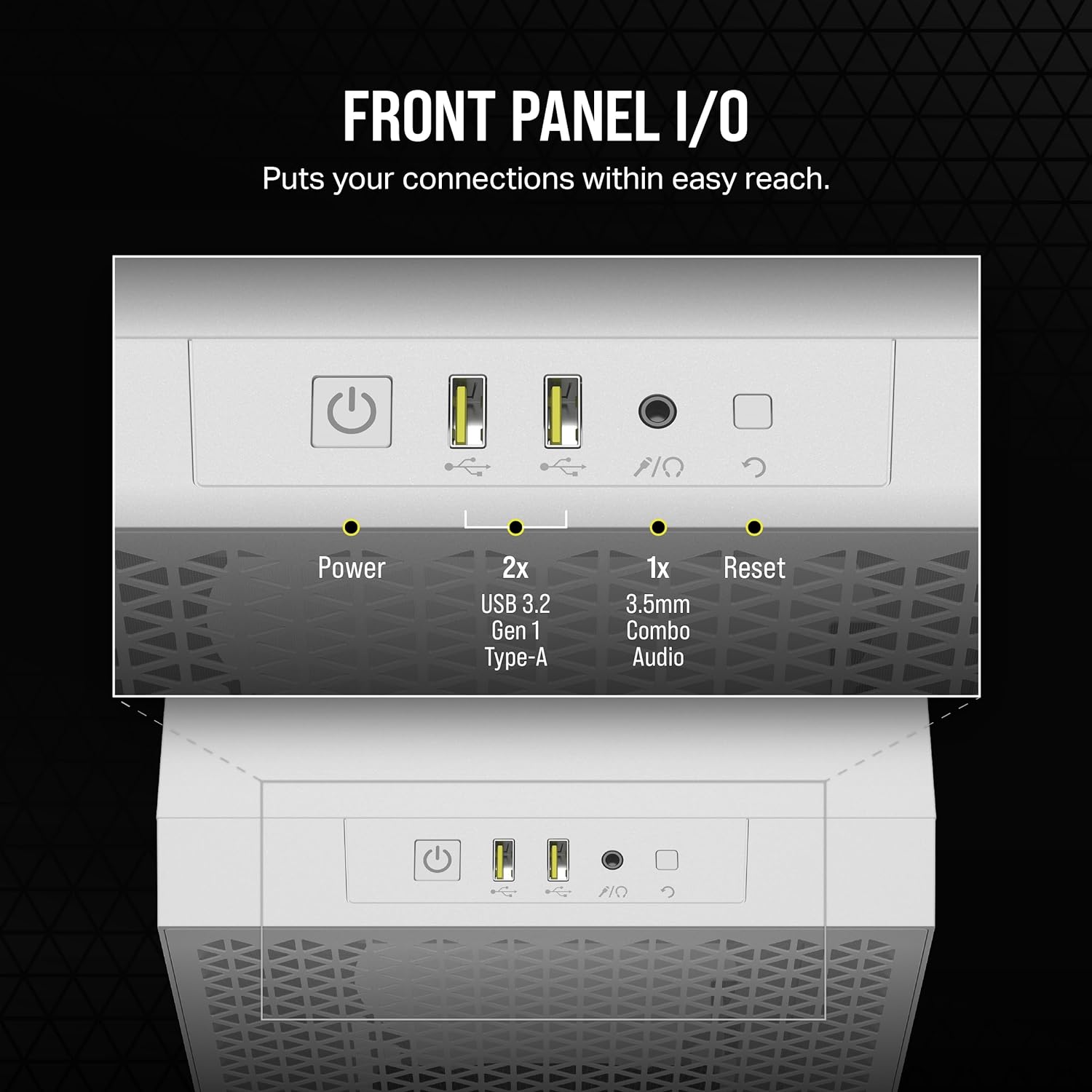 Gabinete Corsair 3000D AIRFLOW sin Fuente.