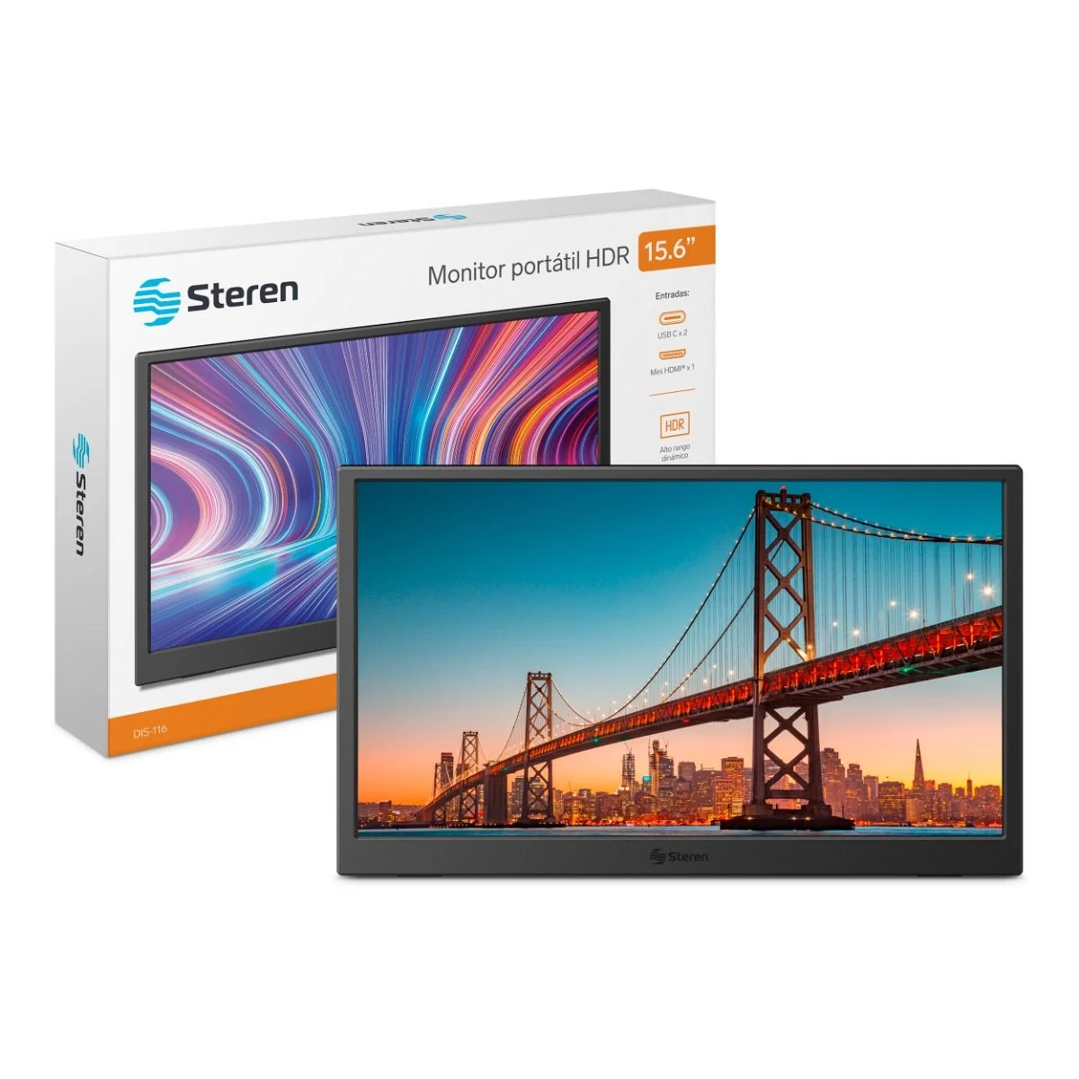 Monitor portátil HDR de 15.6 para laptop- DIS-116