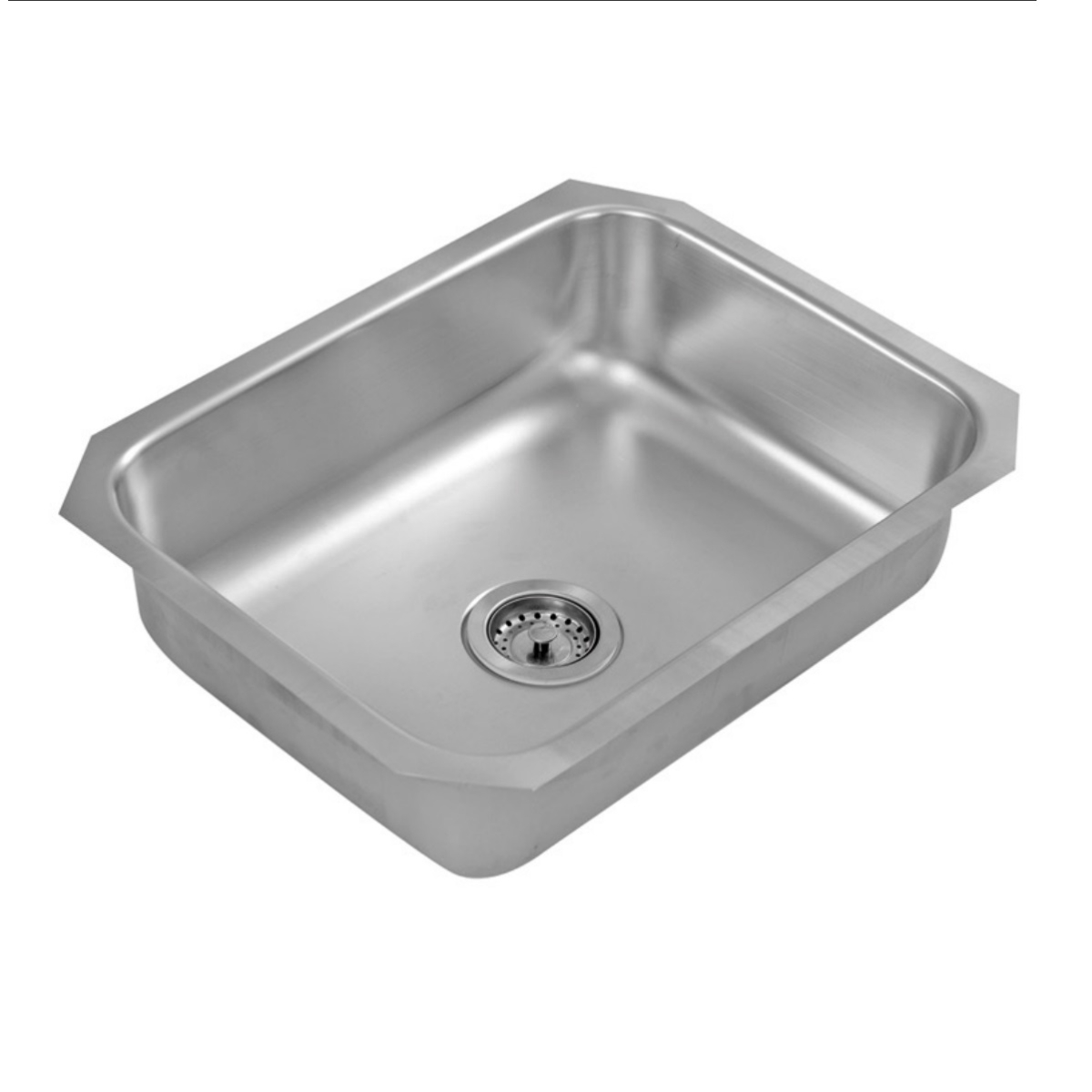 Tarja Sencilla Submontar EB Tecnica CS300 Acero Inox Satinado.