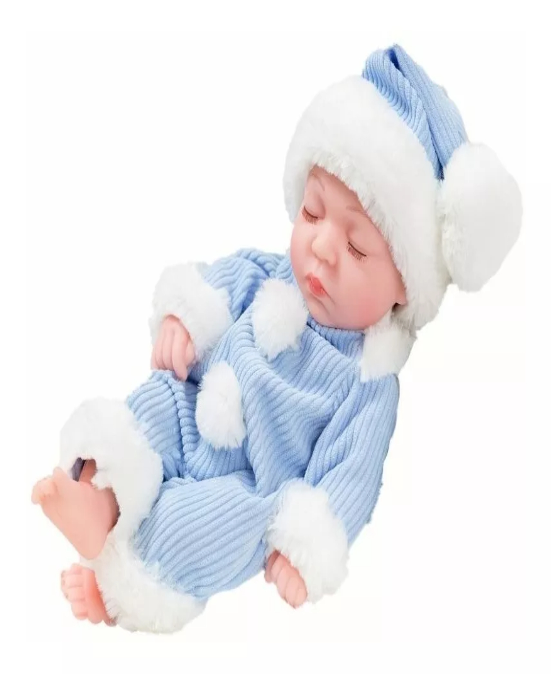 Muñeca Bebé Reborn Vinilo De Cuerpo Entero Lindo Regalo 10in