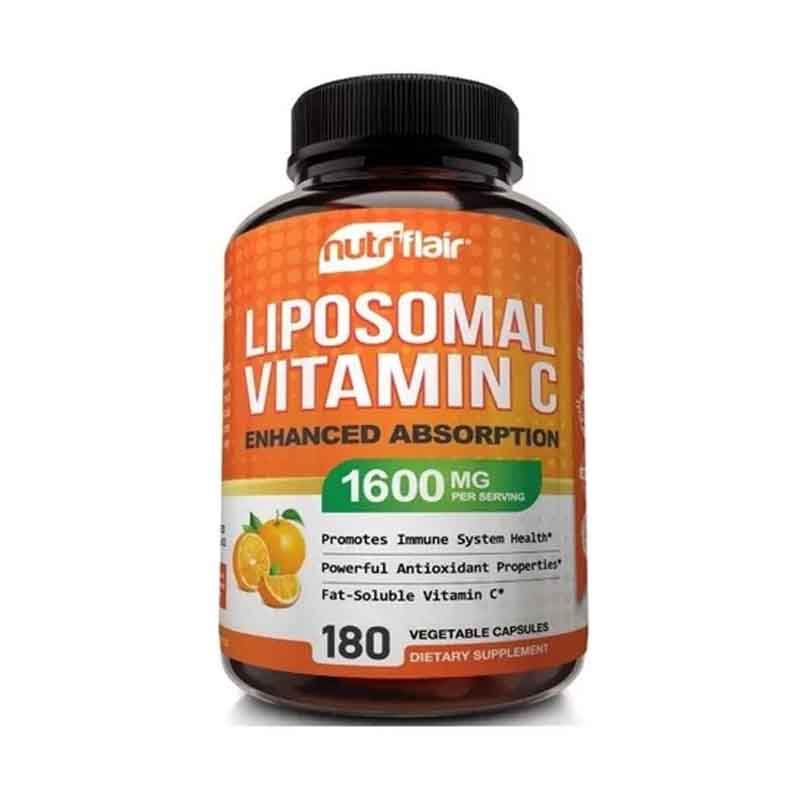 Vitamina C Liposomal 1600mg Nutriflair 180 capsulas 