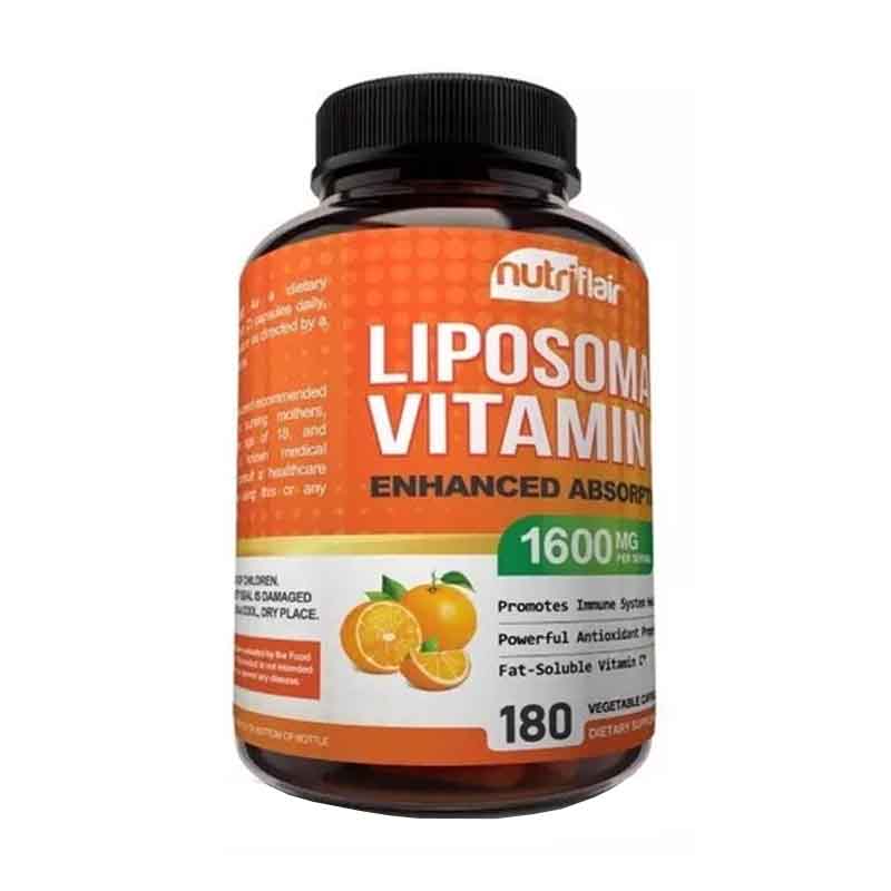 Vitamina C Liposomal 1600mg Nutriflair 180 capsulas 