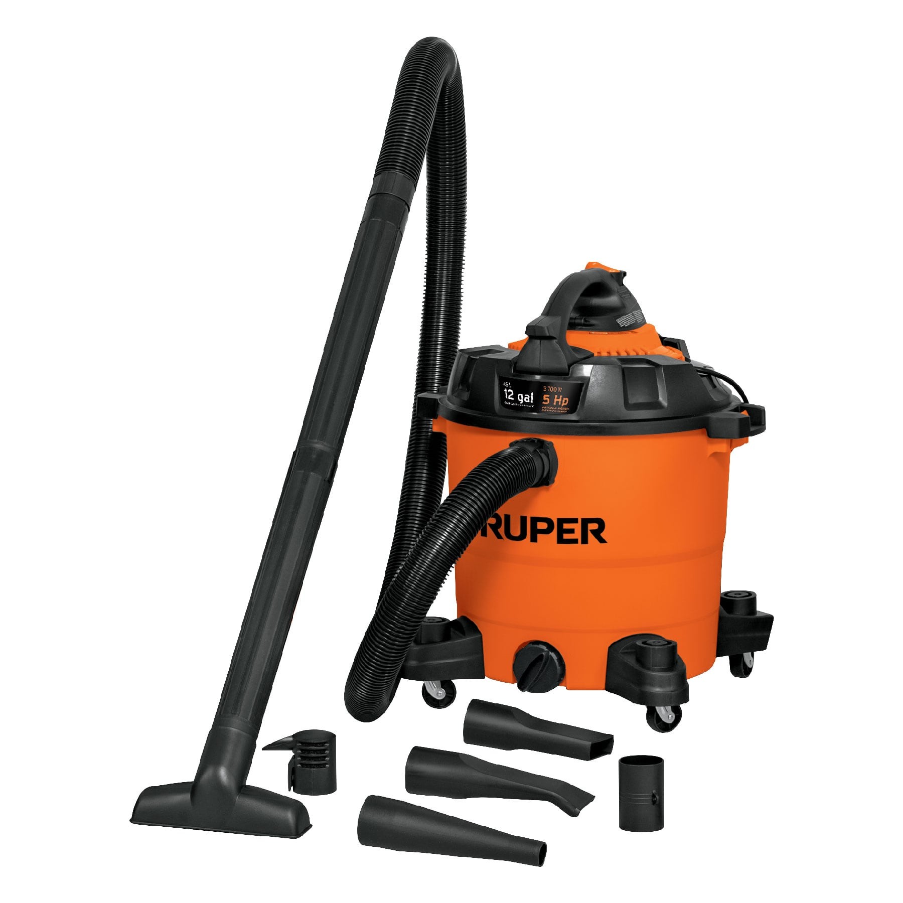 ASPIRADORA/SOPLADORA DE SÓLIDOS Y LÍQUIDOS 12 GAL, PLÁSTICA TRUPER 12093