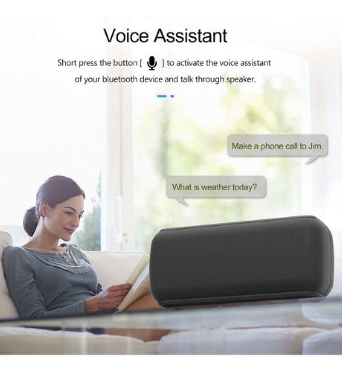 Bocina Bluetooth Portátil Inalámbrica 50w Negro