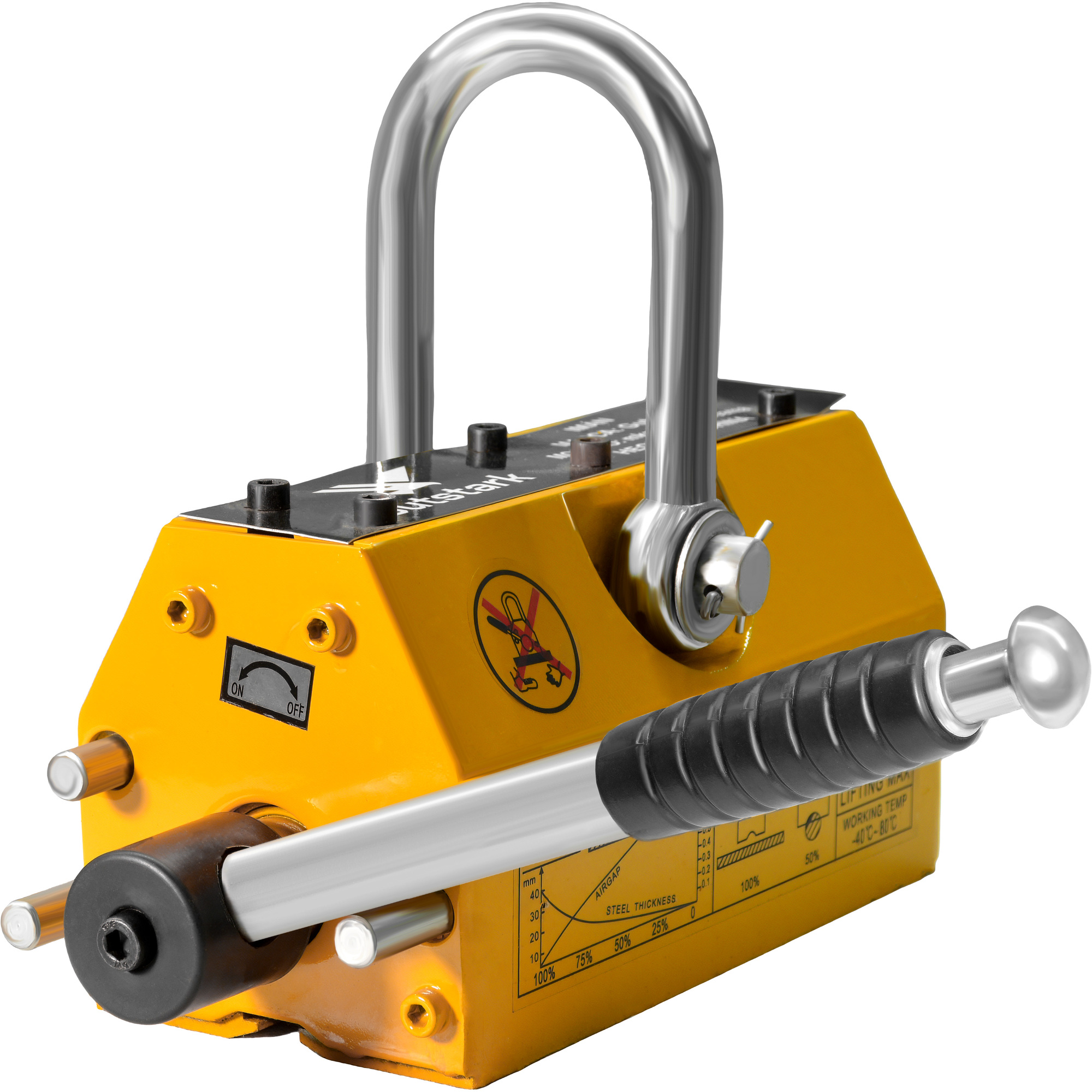 Iman Elevador Industrial Magnetico Neodimio Carga 600kg