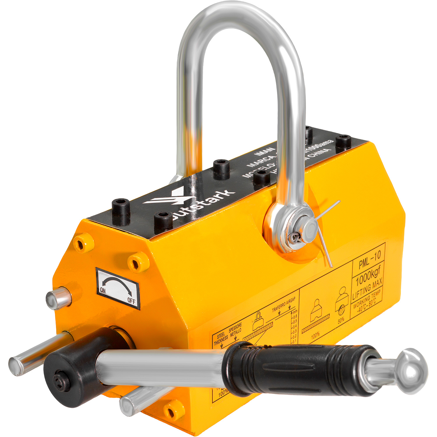 Iman Elevador Industrial Magnetico Neodimio Carga 1000kg