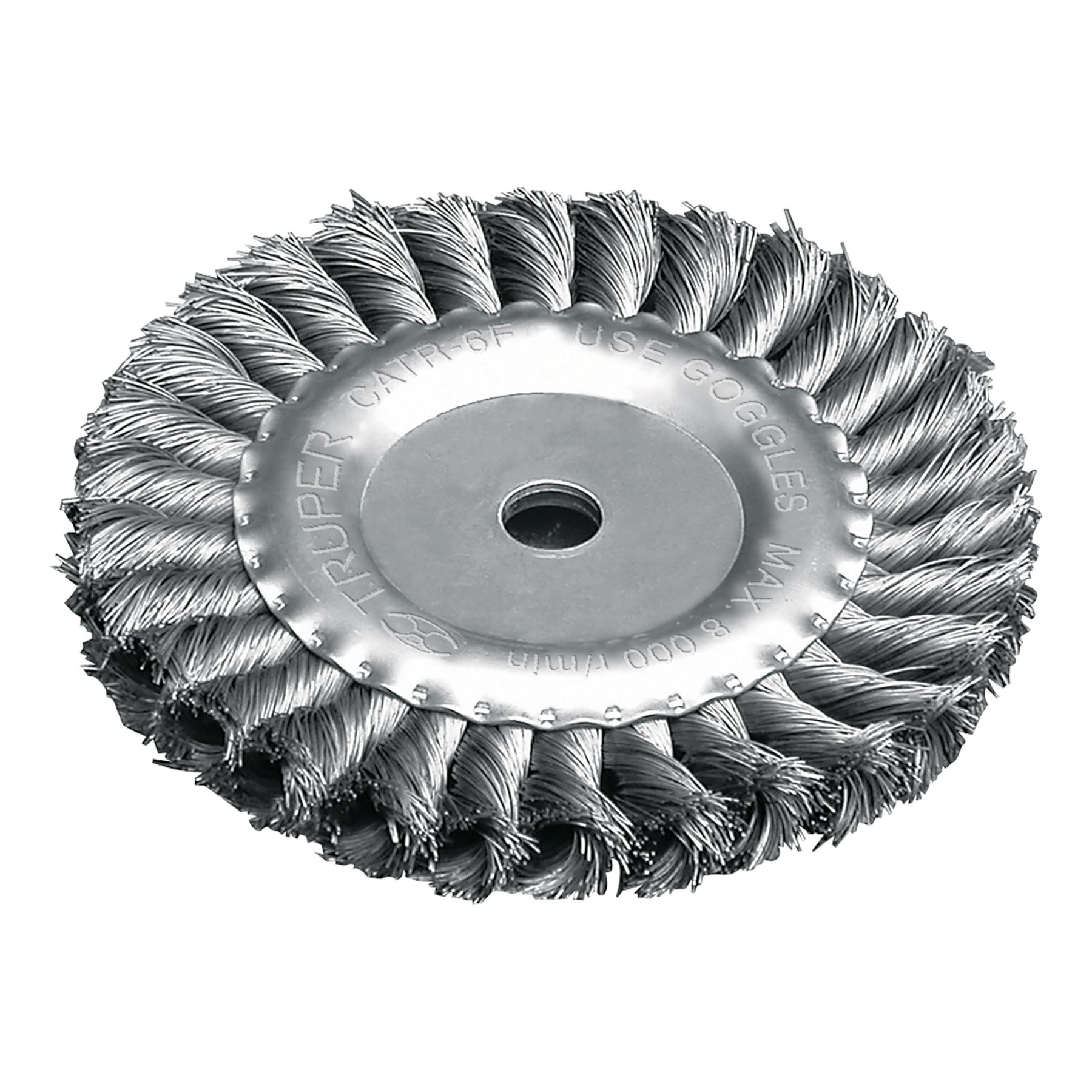 CARDA TRENZADO FINO 6" X 5/8" PARA ESMERIL, TRUPER 11598