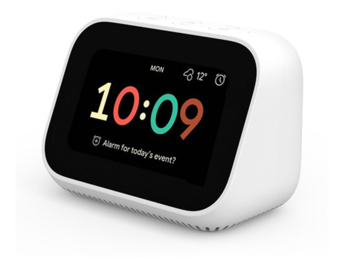 Reloj Despertador Con Google Assistant Color Blanco/Negro