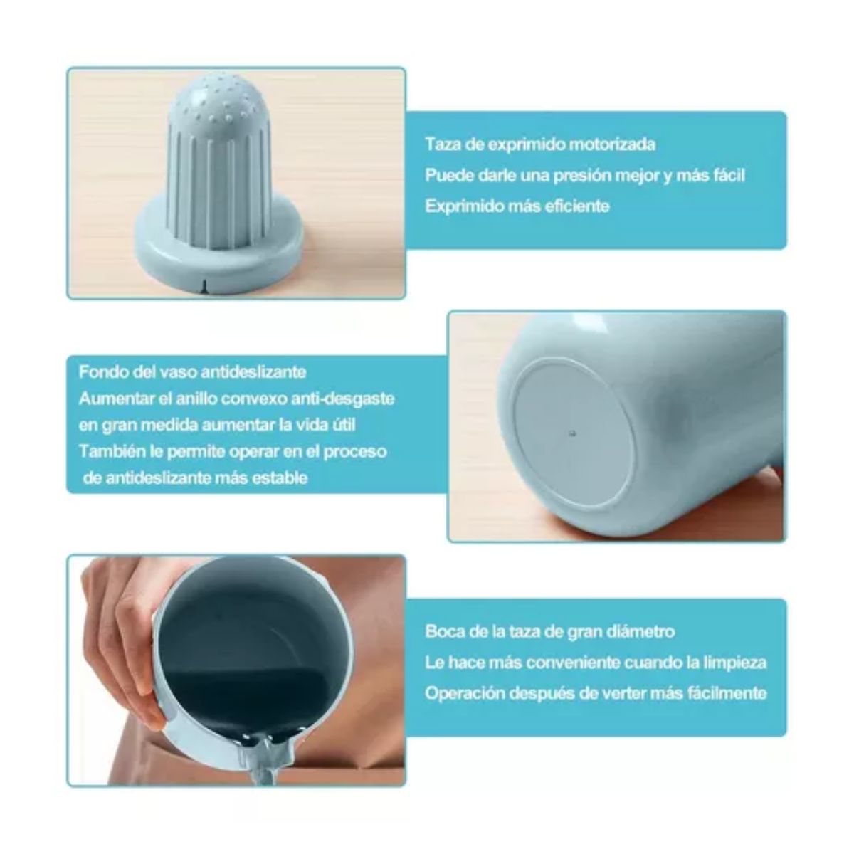 Exprimidor De Manual De Toronja Jugo Limones Azul