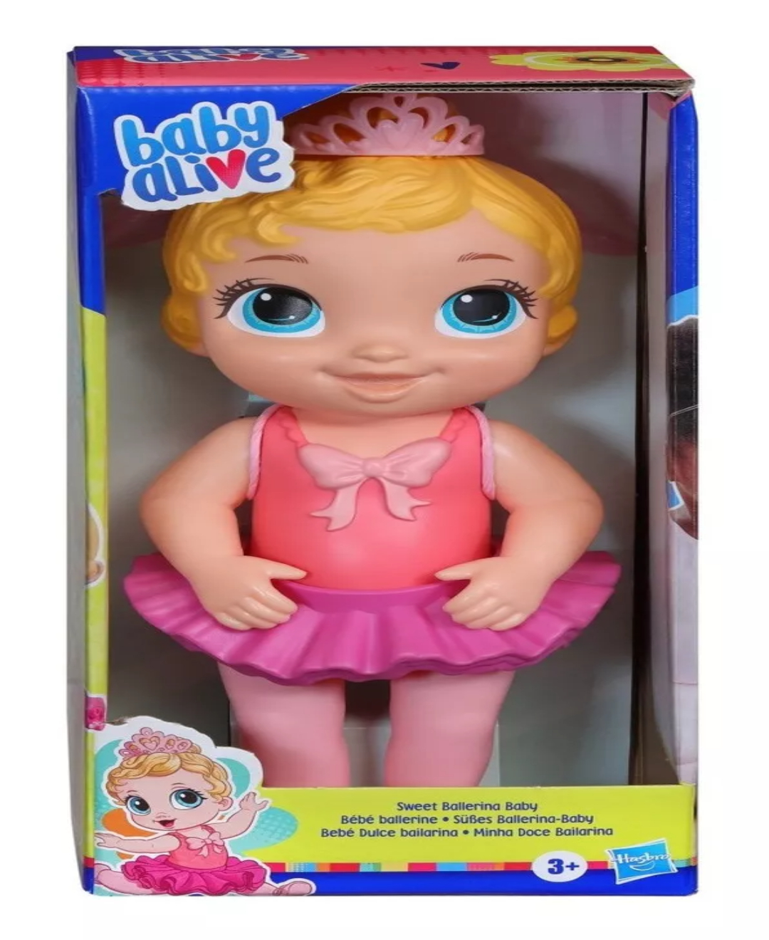 Muñeca Baby Alive Dulce Bailarina Rosa Cabello Rubio 26,5 Cm