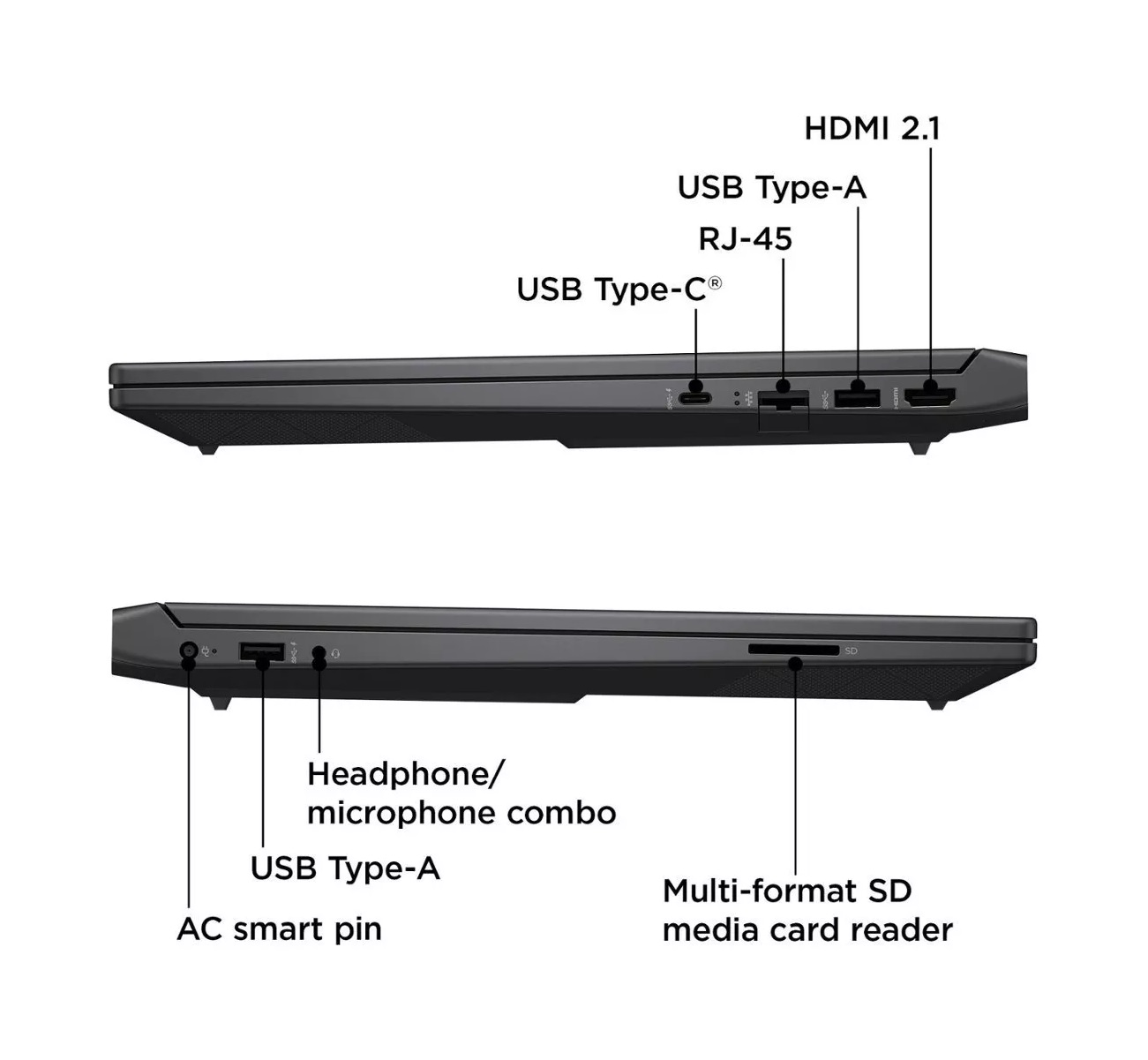 Laptop Gamer Hp Victus 15.6 Pulgadas Full HD IPS 144 Hz, Procesador AMD Ryzen 5 7535HS 8 Gb Ram 512 Gb Ssd, Tarjeta Gráfica Nvidia Geforce Rtx 2050 Windows 11 Home