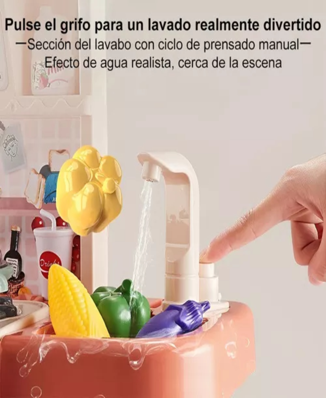 Cocina Juguete Cocina De Simulaciónjuguetes De Los Niños Color Rojo Naranja