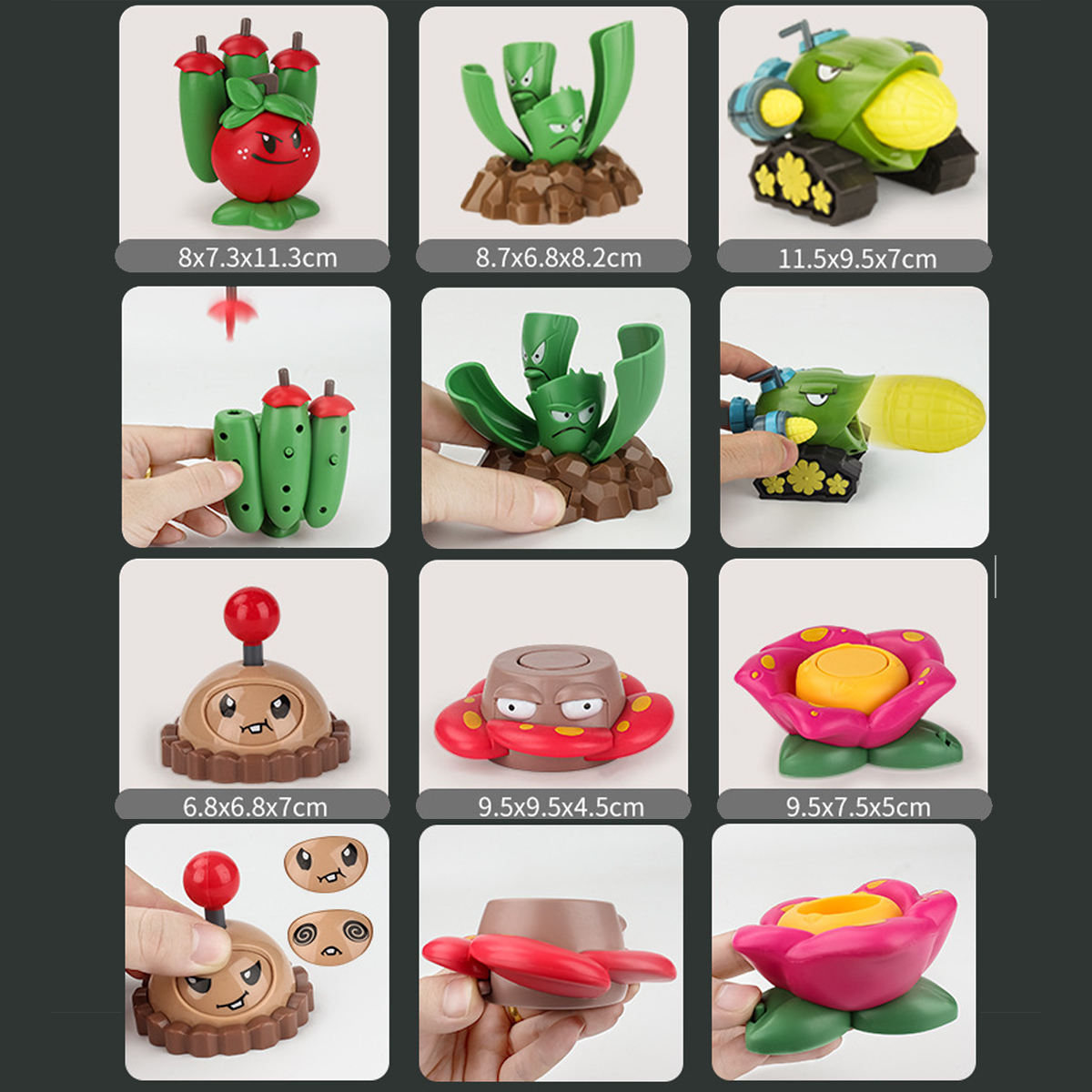 Juguete Plantas Vs Zombies Maletin Grande