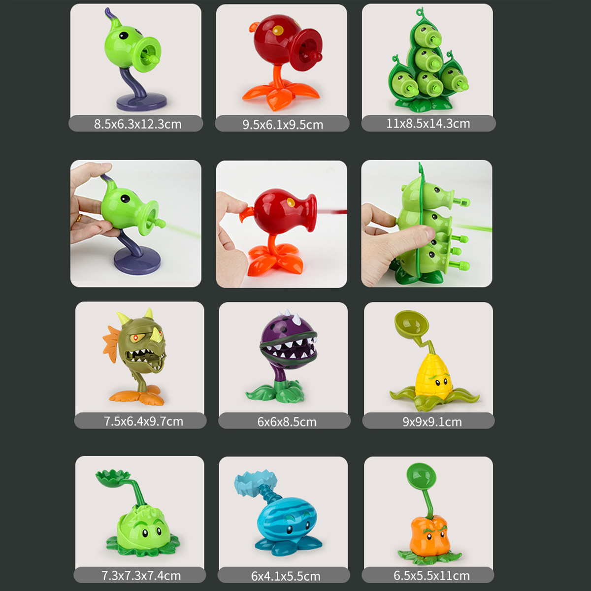 Juguete Plantas Vs Zombies Maletin Grande