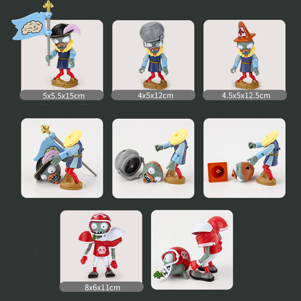 Juguete Plantas Vs Zombies Maletin Grande