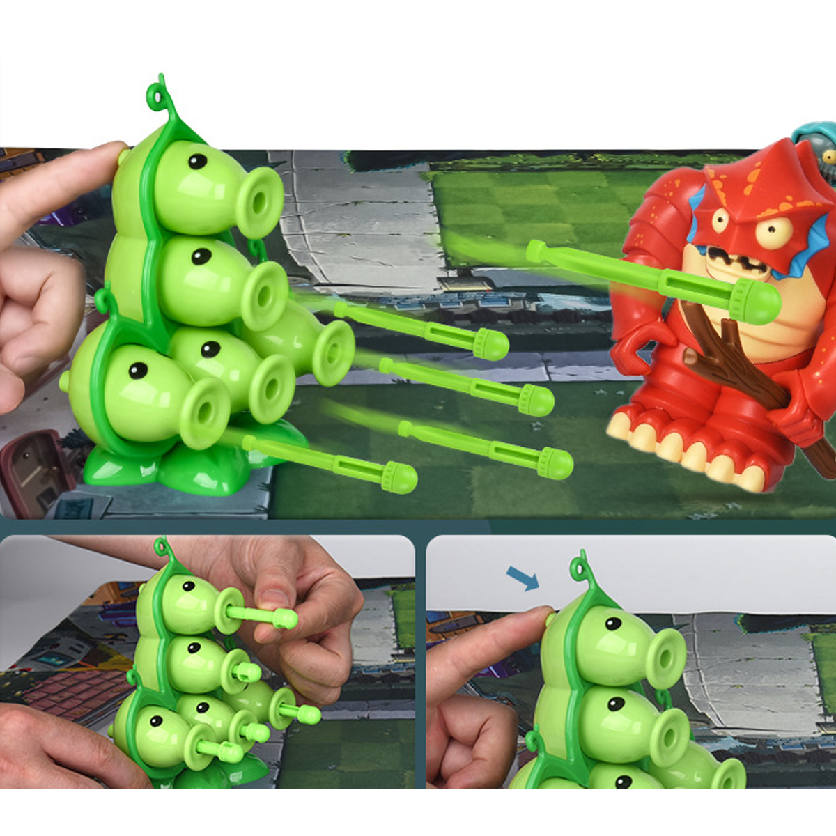 Juguete Plantas Vs Zombies Caja Grande