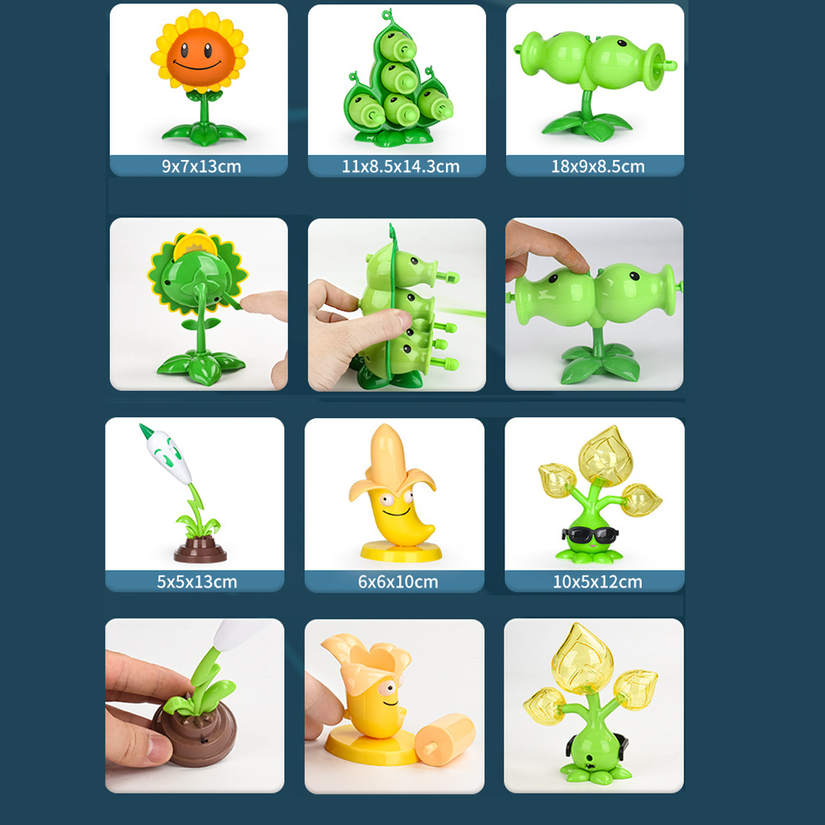 Juguete Plantas Vs Zombies Caja Grande