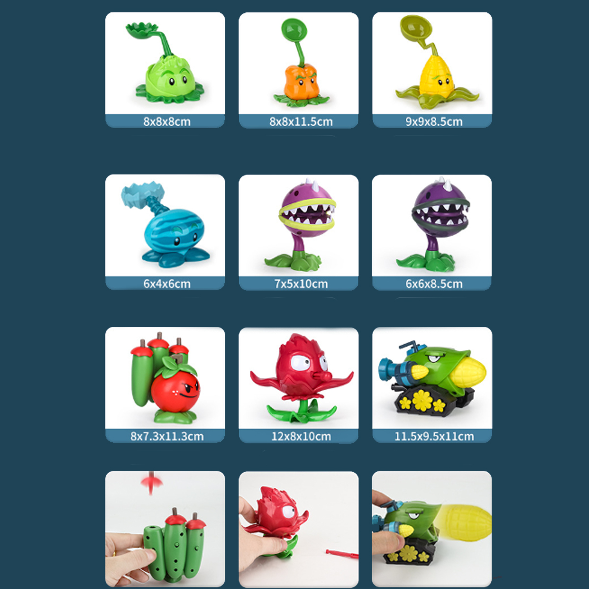 Juguete Plantas Vs Zombies Caja Grande