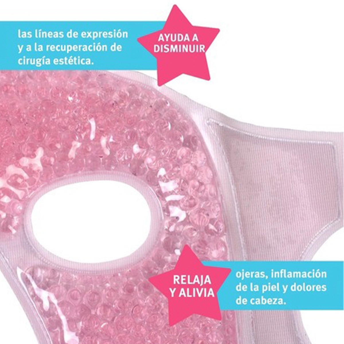 3 Mascaras Facial Termica Gel Mima2 Para Terapia De Relajación.