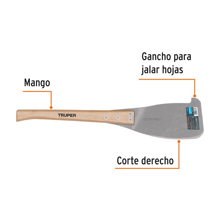 MACHETE HUIXTLA CORTE IZQUIERDO, LARGO 25", TRUPER 11639