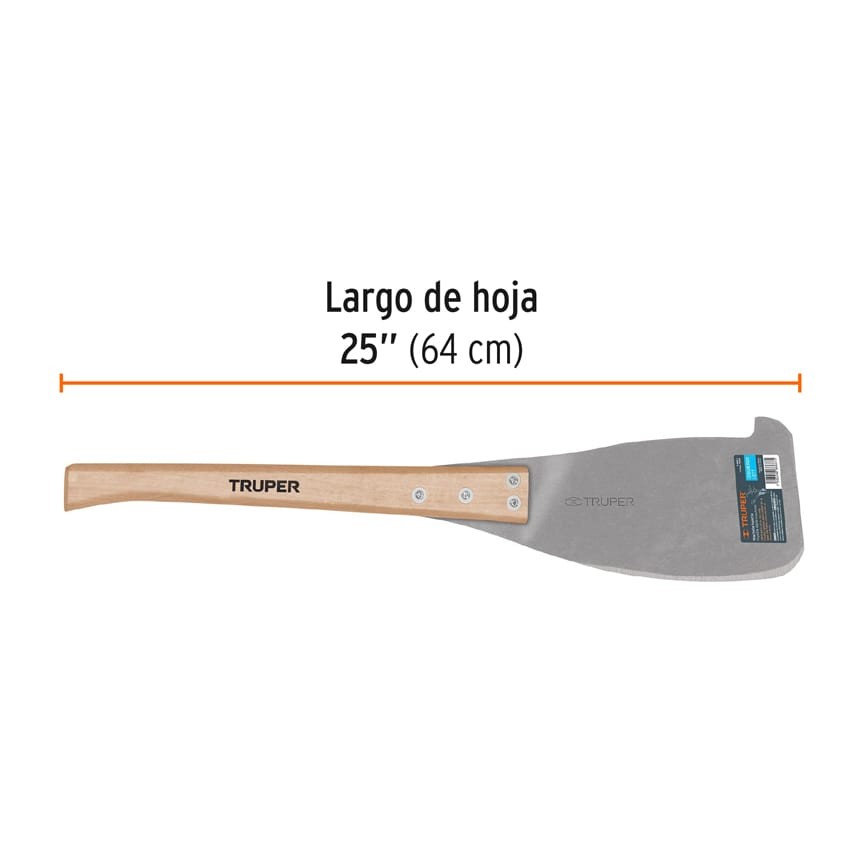 MACHETE HUIXTLA CORTE IZQUIERDO, LARGO 25", TRUPER 11639