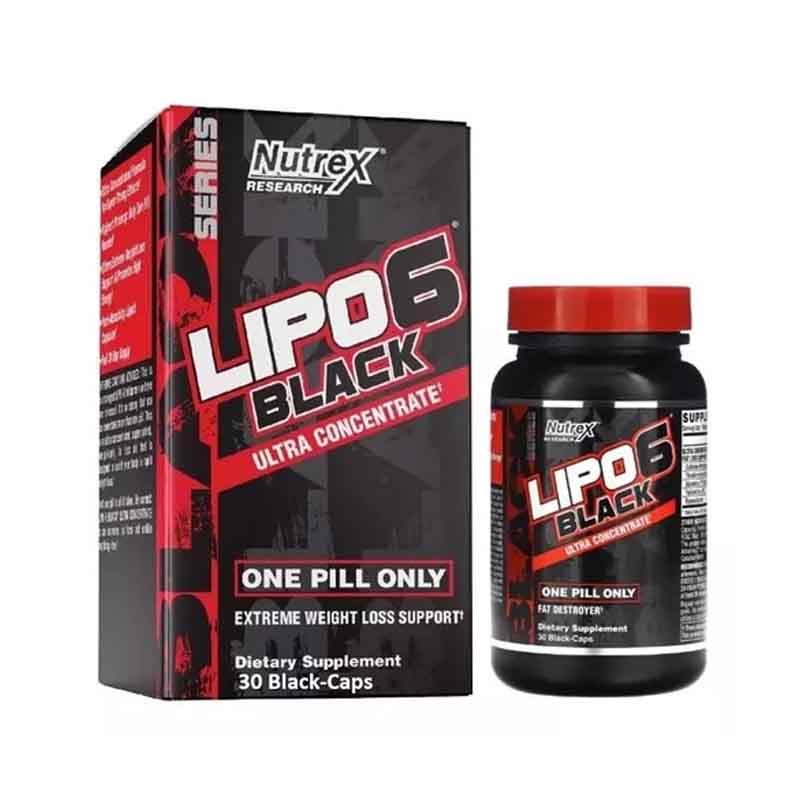 Nutrex Lipo 6 Black Ultra Concentrado 30 capsulas Extra 