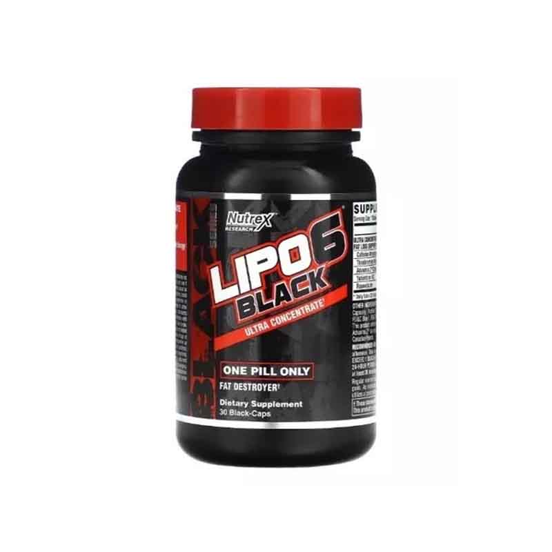 Nutrex Lipo 6 Black Ultra Concentrado 30 capsulas Extra 