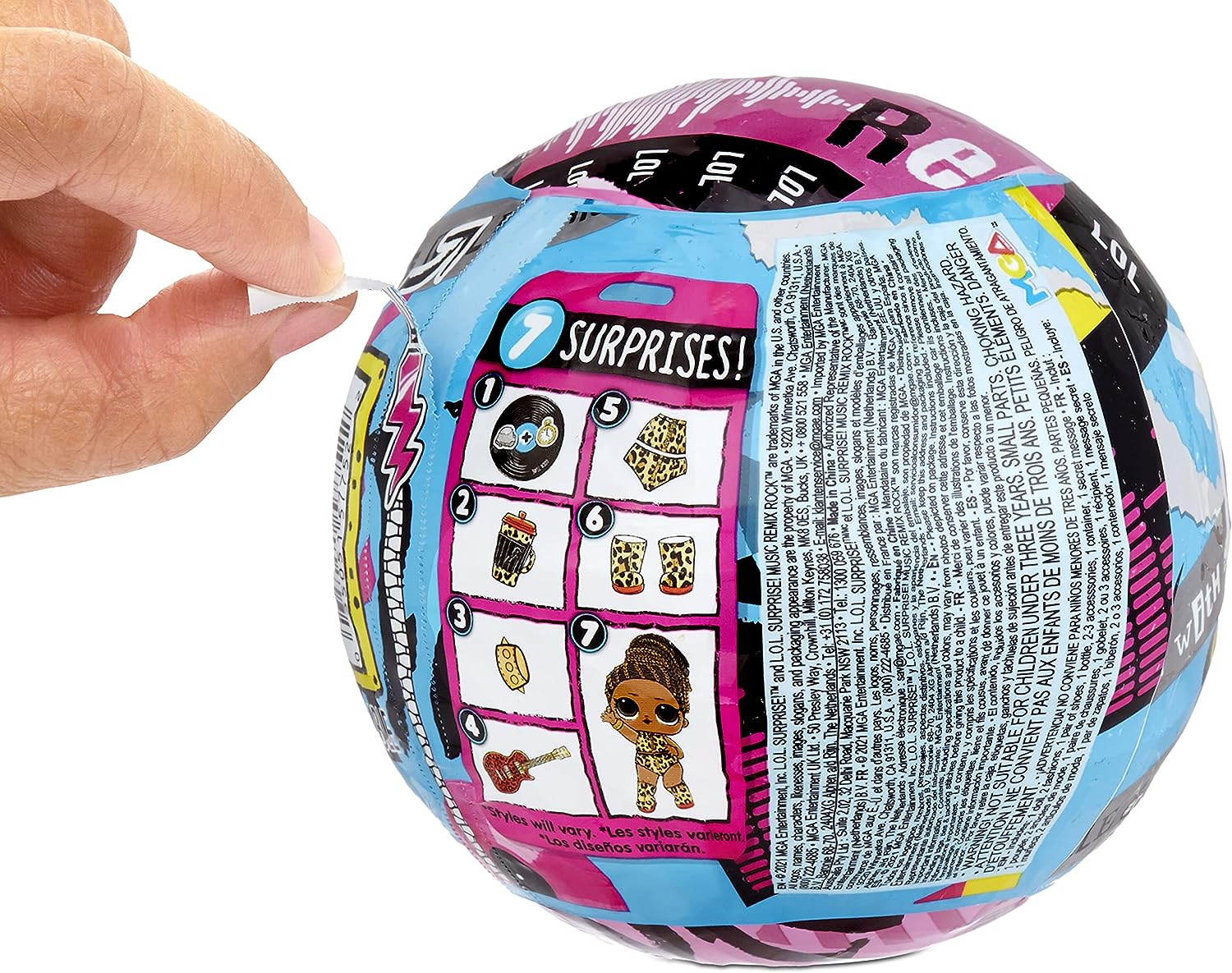 LoL Surprise Esfera Music Remix Rock Muñeca con Sorpresas
