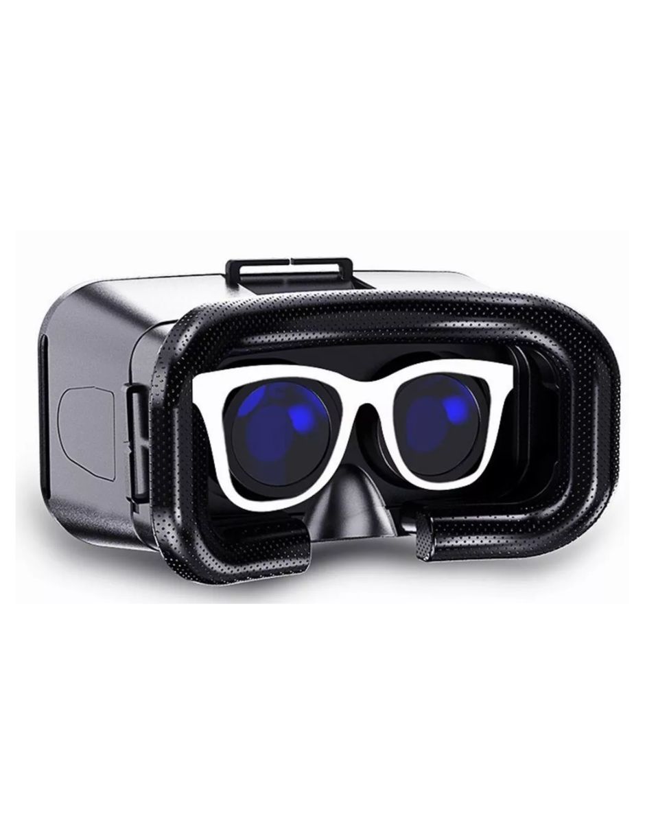 3d Lentes De Realidad Virtual Con Control Remoto Negro