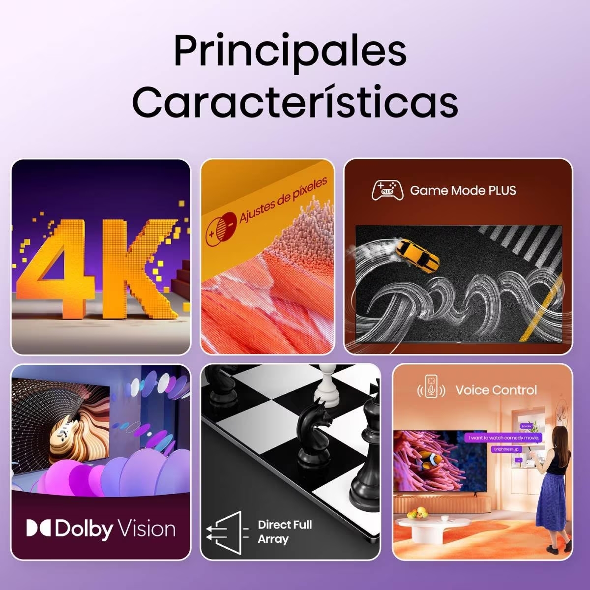 Televisión Hisense VIDAA Led Smart Tv De 50 Ultra HD 4K