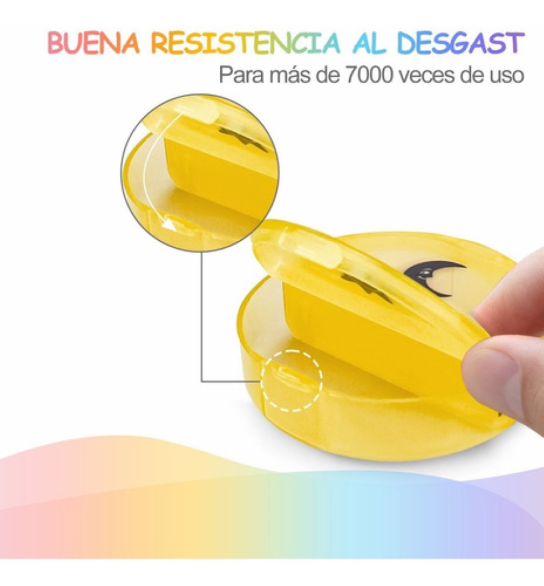 Pastilleros Semanal Organizador Medicamentos Portátil 7 Dias Multicolor