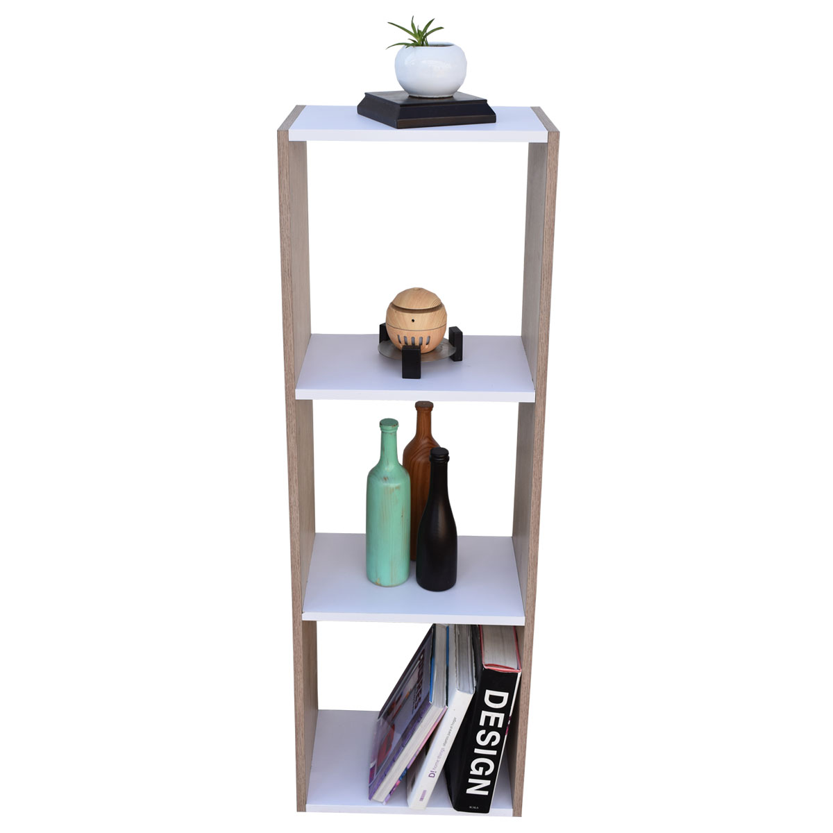 Mueble Libreros de Madera Líbano Esquinero Hogare
