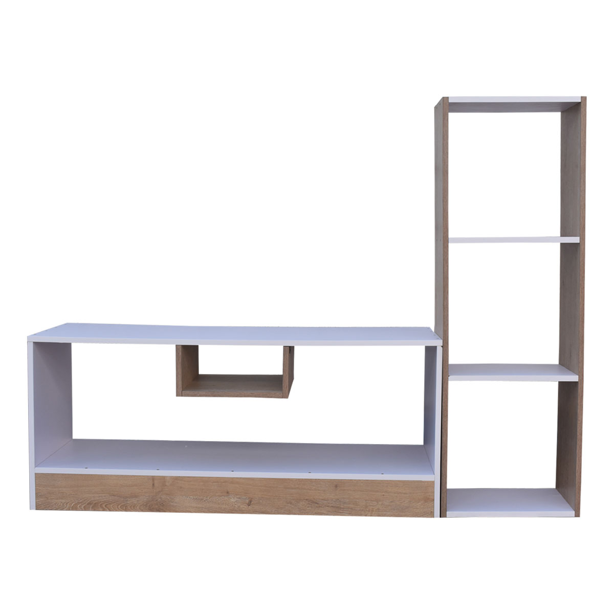 Centro de entretenimiento para tv y Mueble Libreros Líbano Hogare