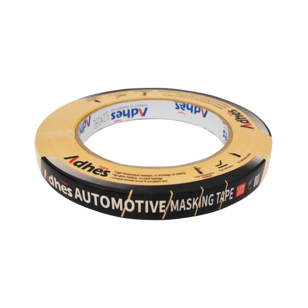 Cinta De Enmascarar Amarilla Automotriz Adhes 12mmx50m 1/2 