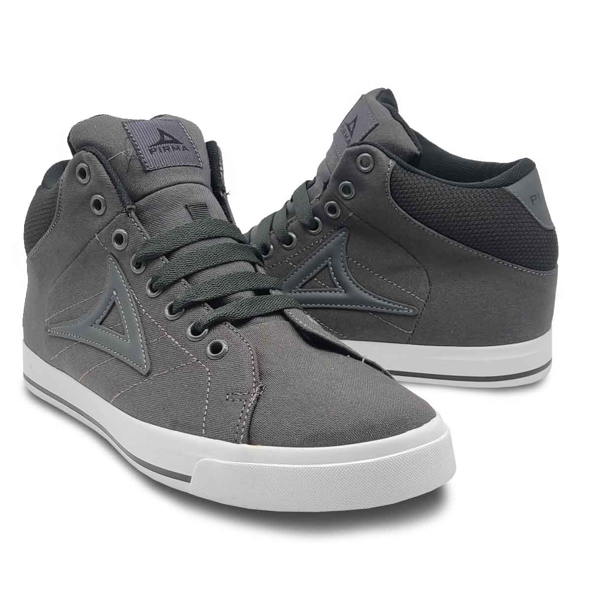 Tenis Pirma 422 Gris Oxford Blanco Sneakers Hombre Casuales 