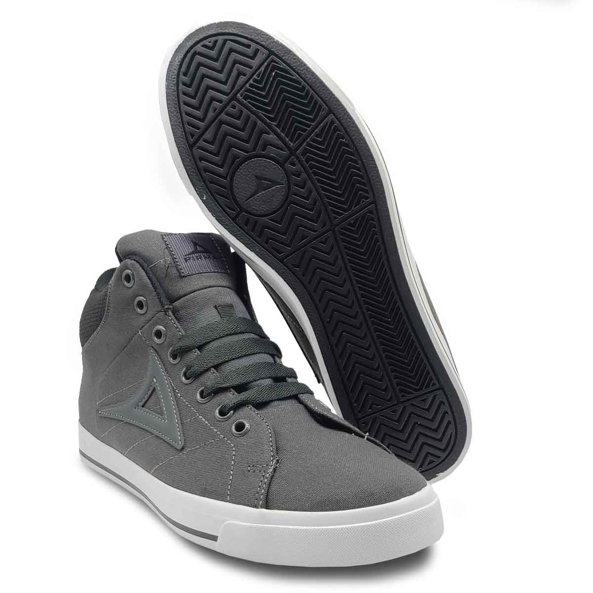 Tenis Pirma 422 Gris Oxford Blanco Sneakers Hombre Casuales 
