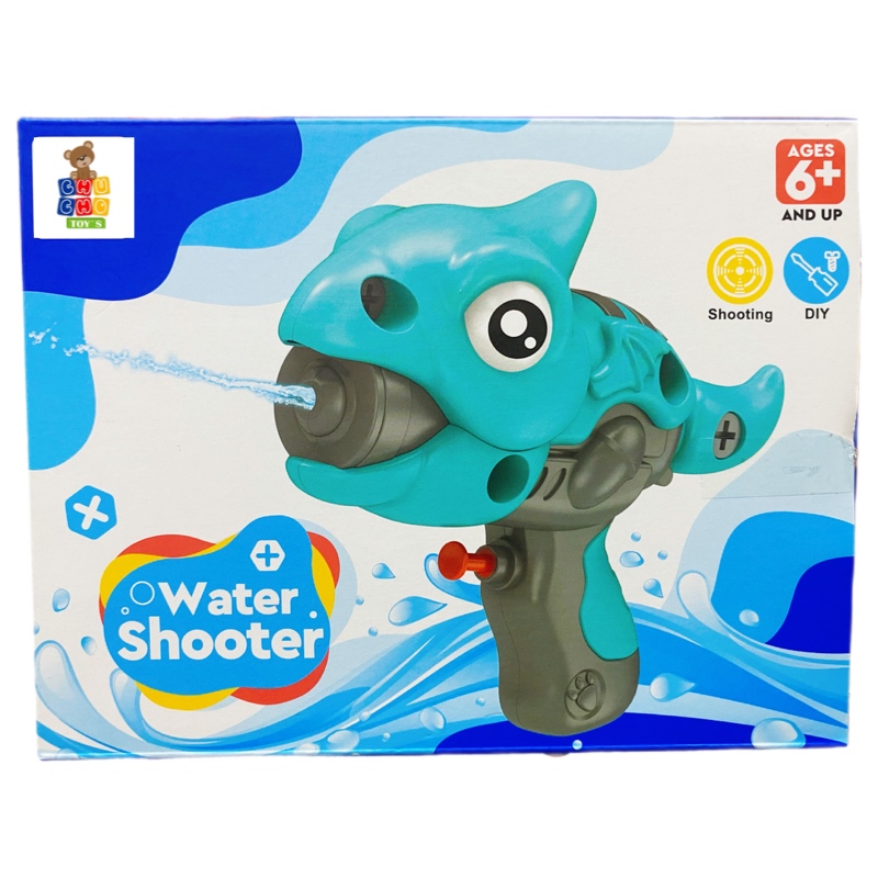 Pistola De Agua Dinosaurio Didáctica Armable Diy