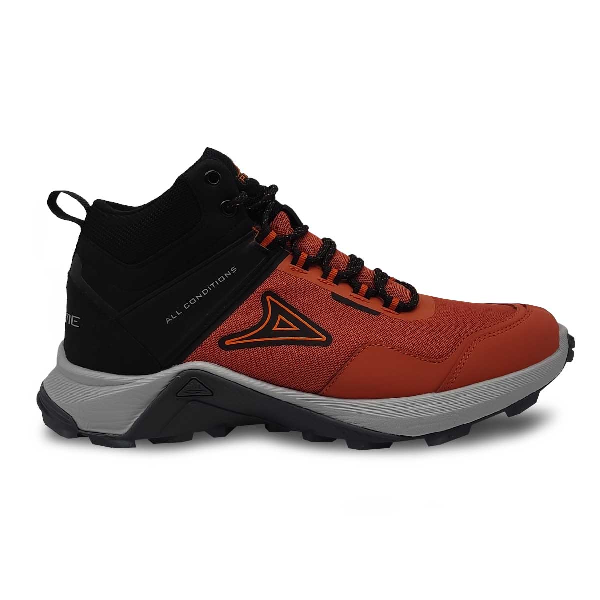 Pirma 1308 Gris Naranja Botas Todo Terreno Hombre Deportivas Senderismo Montañismo.