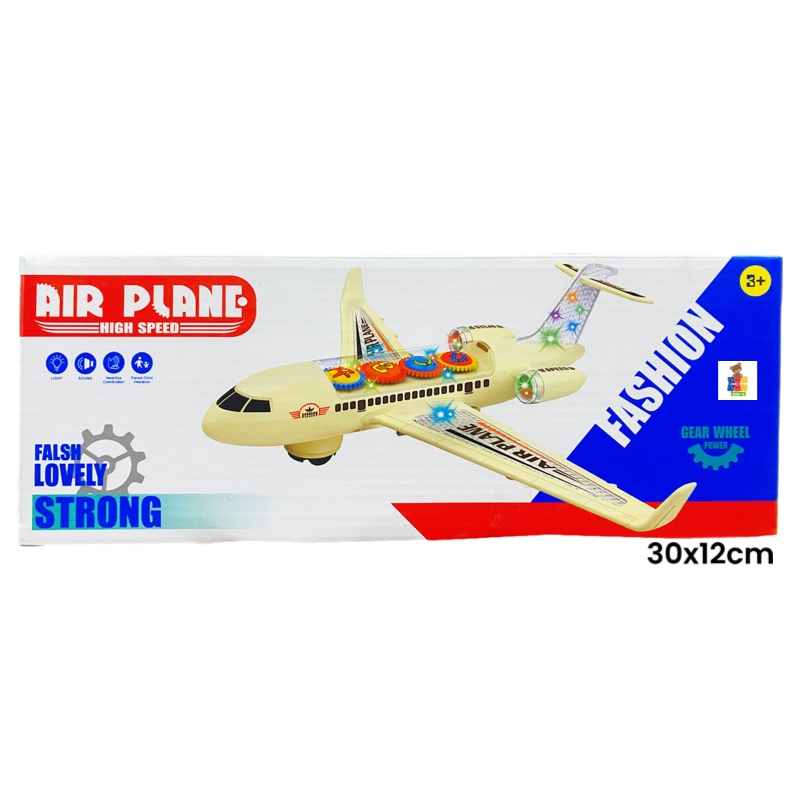 Avión De Juguete Musical Luces Y Movimiento De Engranes