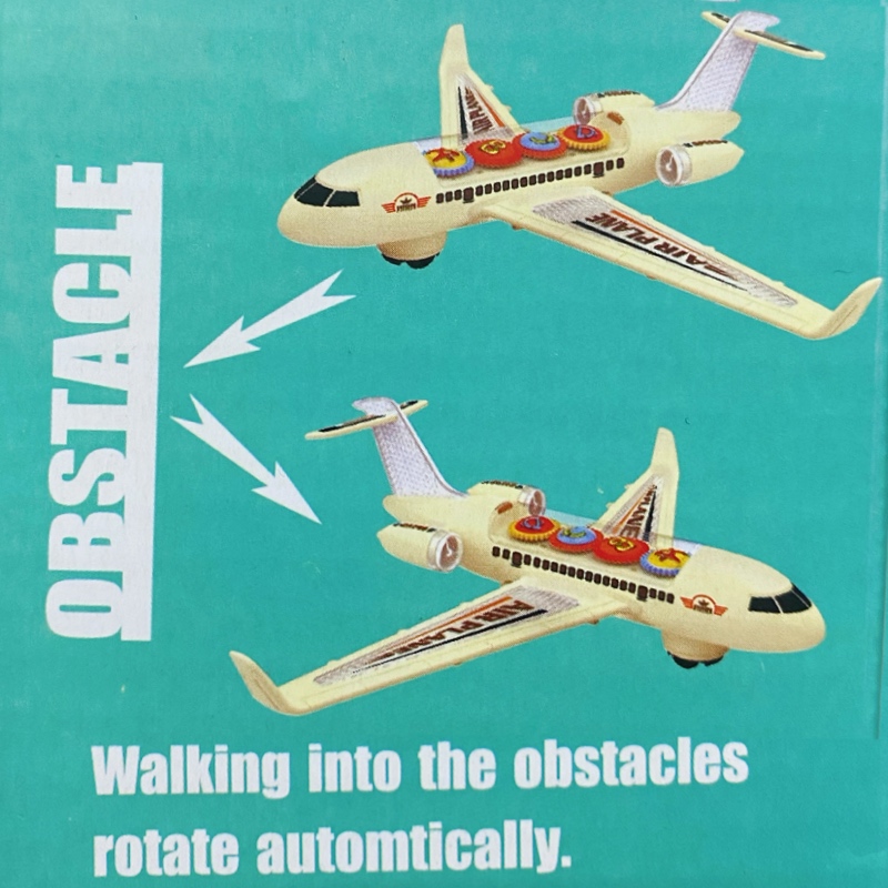 Avión De Juguete Musical Luces Y Movimiento De Engranes