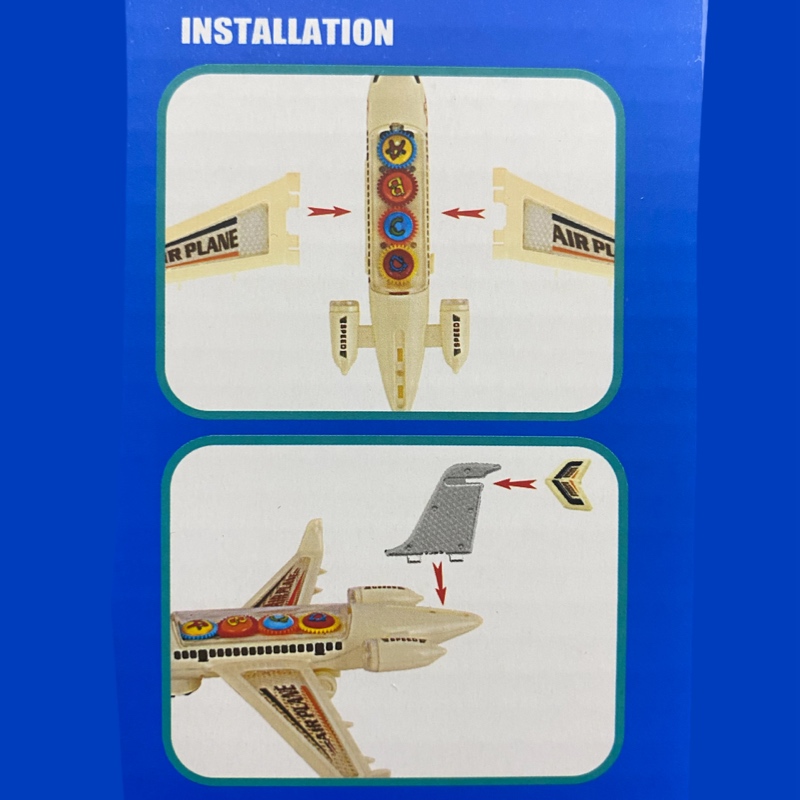 Avión De Juguete Musical Luces Y Movimiento De Engranes