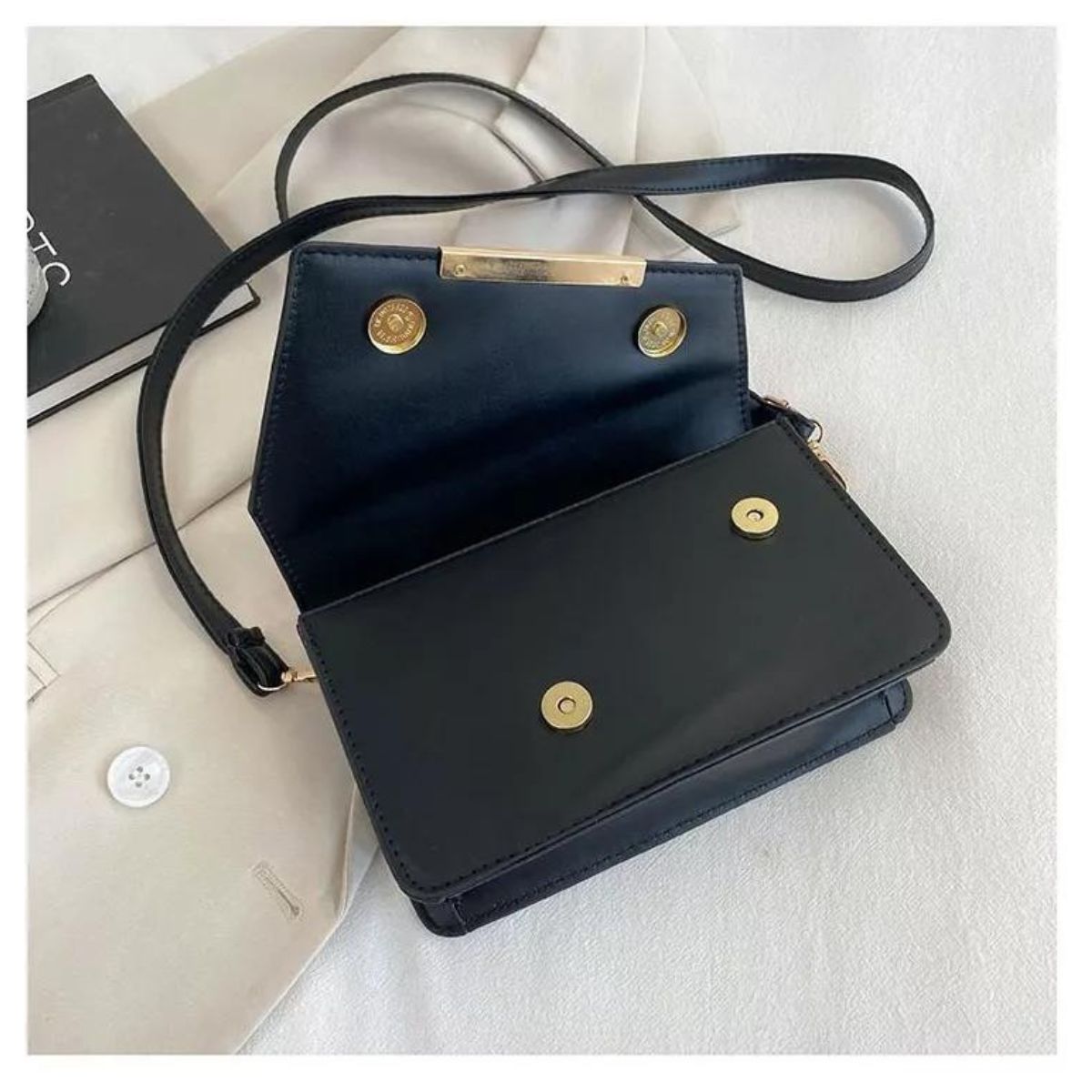 Bolso Bandolera De Mujer Rainbow Cube Negro