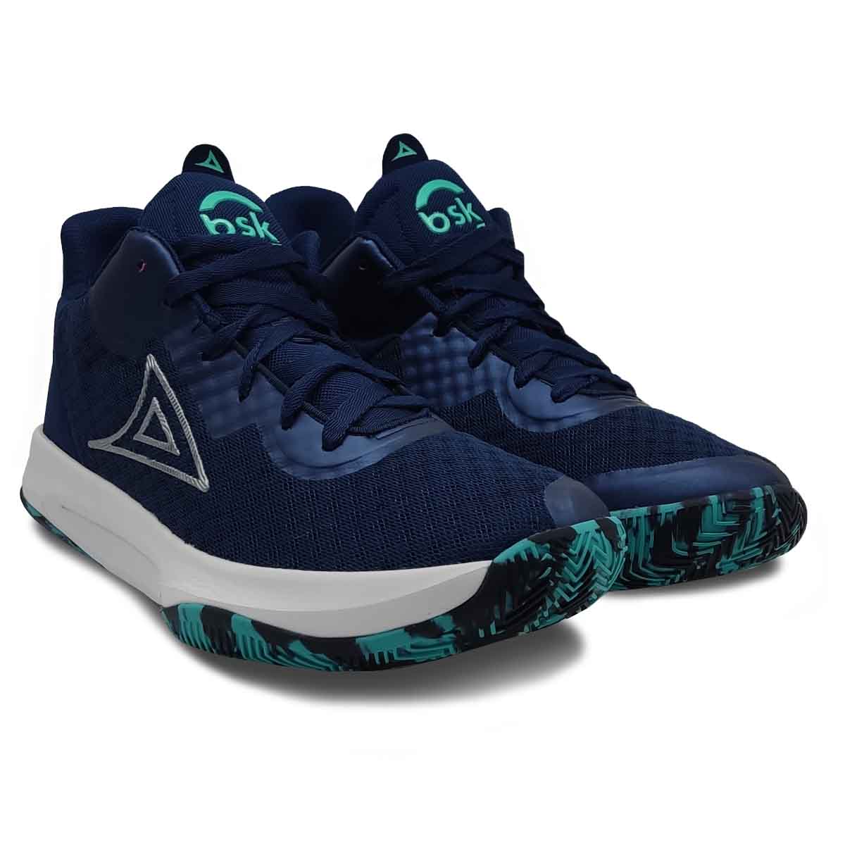 Tenis Pirma 2014 Azul Marino Turquesa Hombre Deportivos Basket .