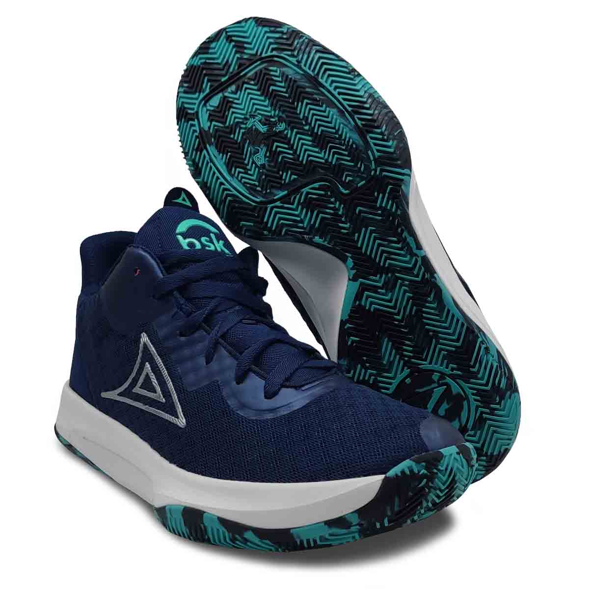 Tenis Pirma 2014 Azul Marino Turquesa Hombre Deportivos Basket