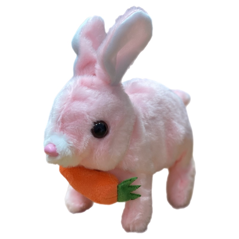 Conejo con Zanahoria Realista Con Sonido Y Movimiento De Juguete